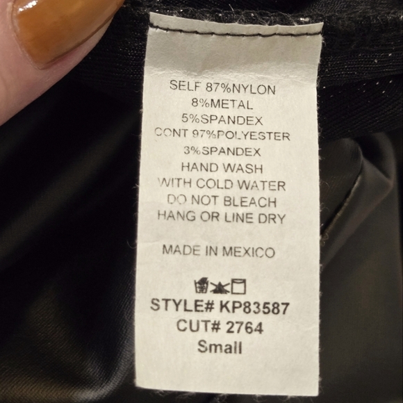 Blu Buttercup Faux Leather And Sequin Pants Small - Picture 8 of 10